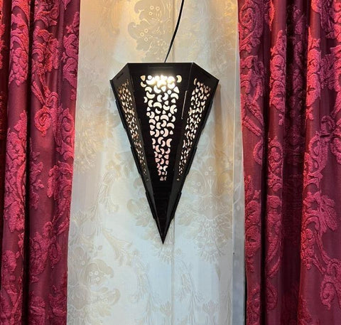 Oriental wooden Wall Lamp