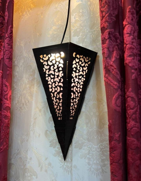 Oriental wooden Wall Lamp