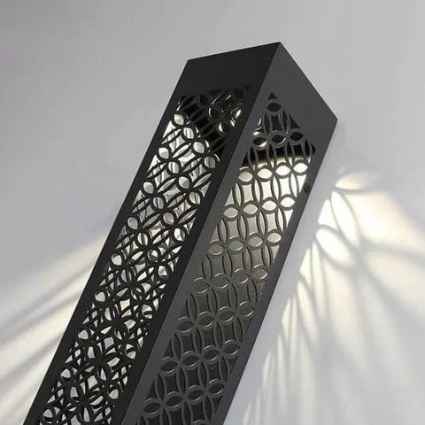 Modern Black wooden Wall Light lamp