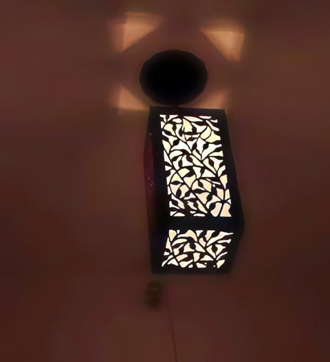 Laser-Cut Wooden Pendant Lamp