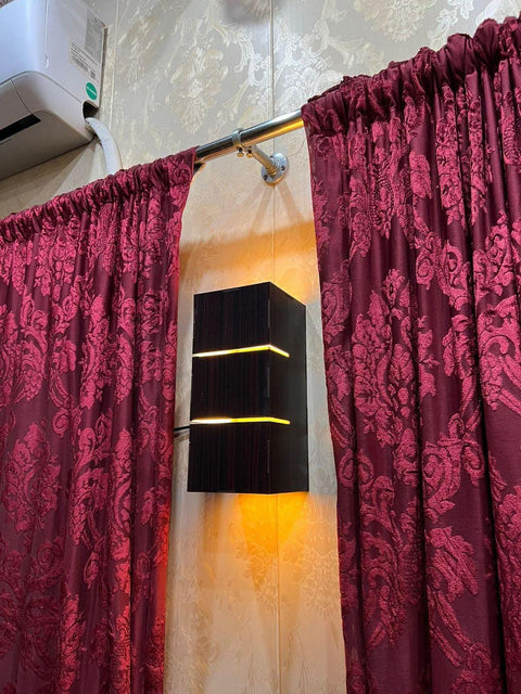 Wooden Wall Light for Bedroom, Hallway, or Living Room