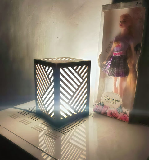Modern Wood Accent Lamp