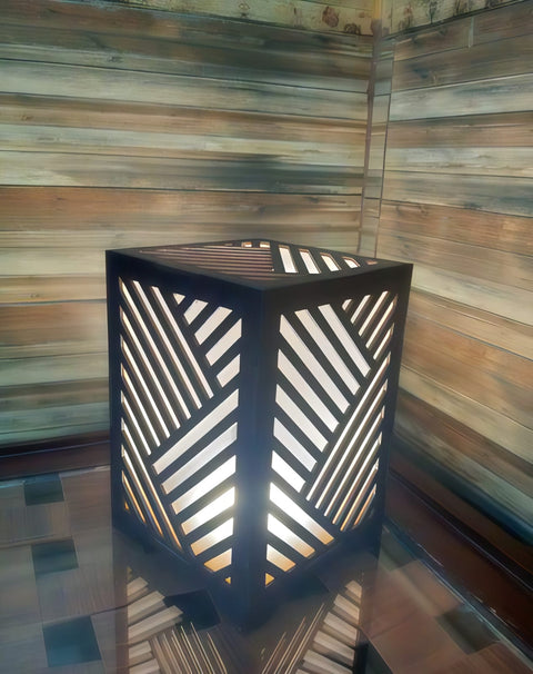 Modern Wood Accent Lamp