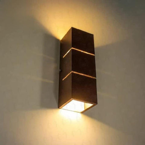 Wooden Wall Light for Bedroom, Hallway, or Living Room